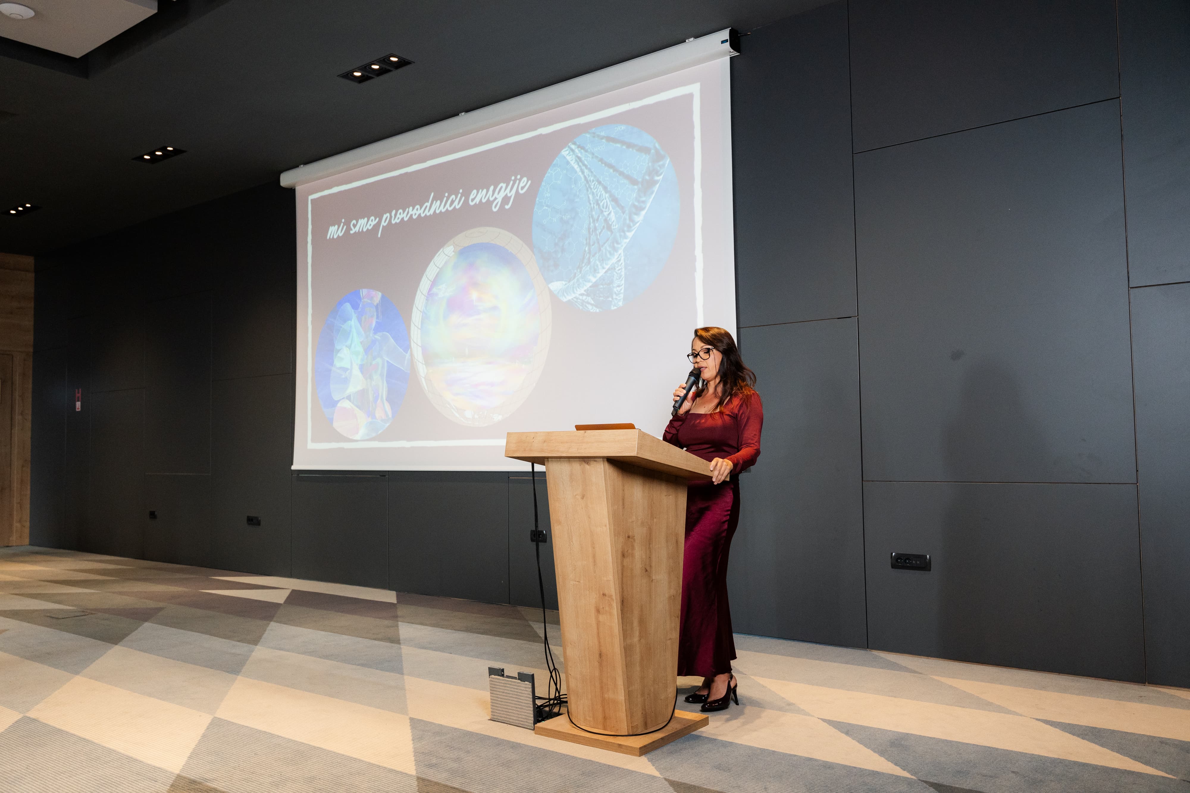 Спикер на конференции